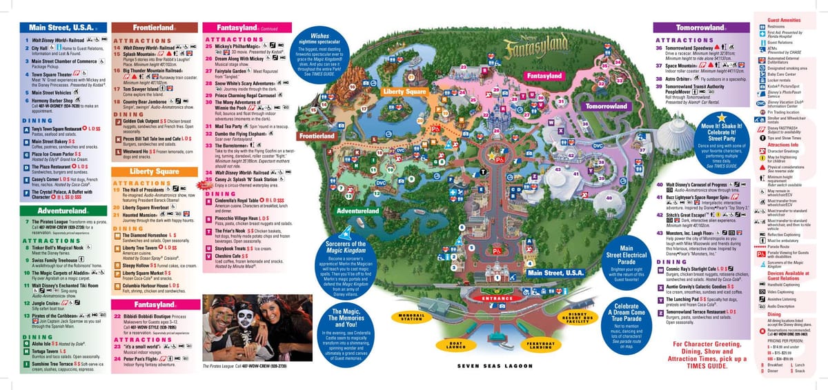 Disney World peta Ajaib Kerajaan