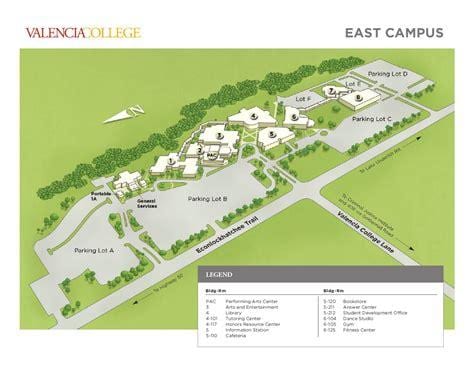 Valencia college timur peta kampus